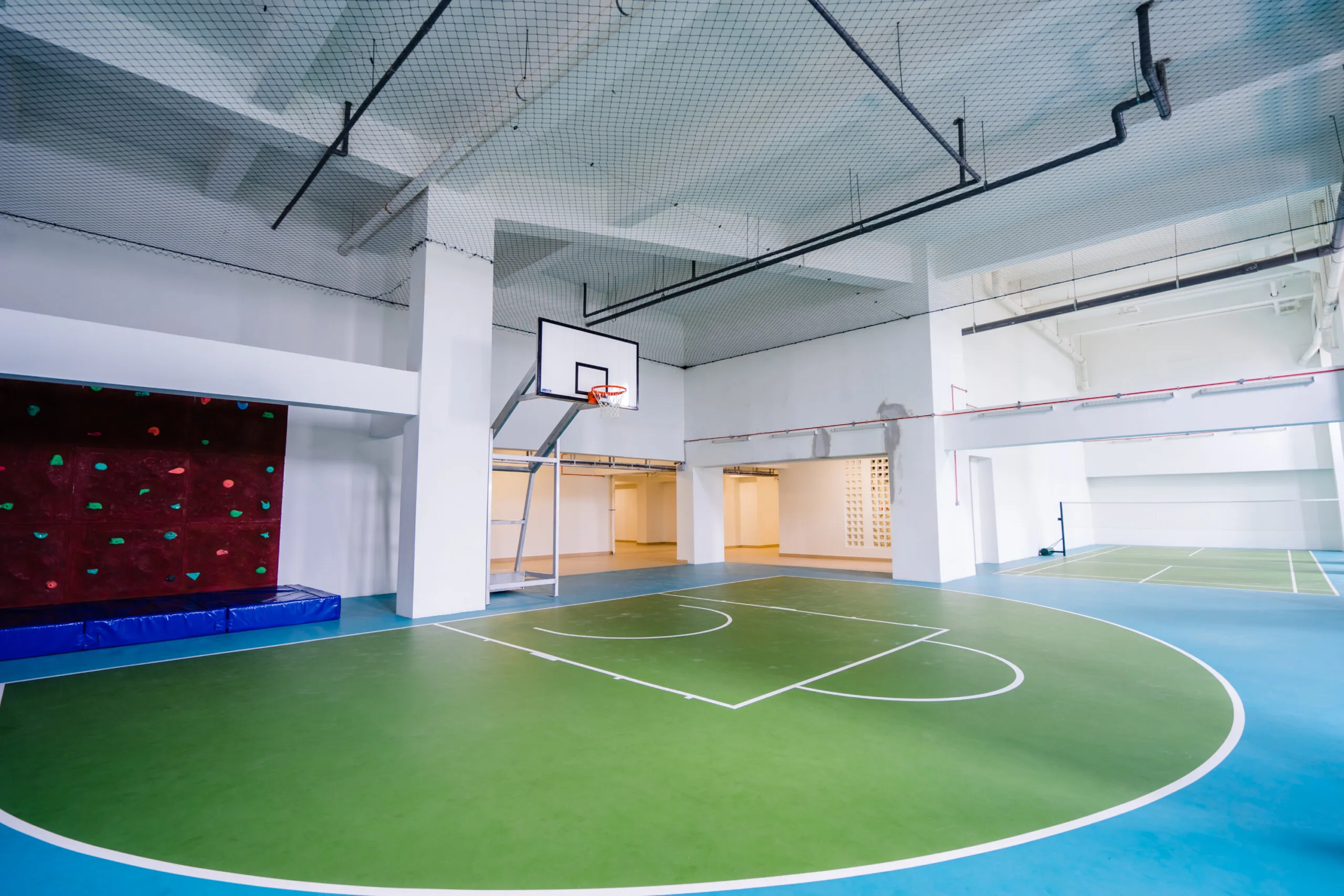 Basketball court on the Level 7 podium at Wave Serviced Apartment, Marina Cove, Johor Bahru