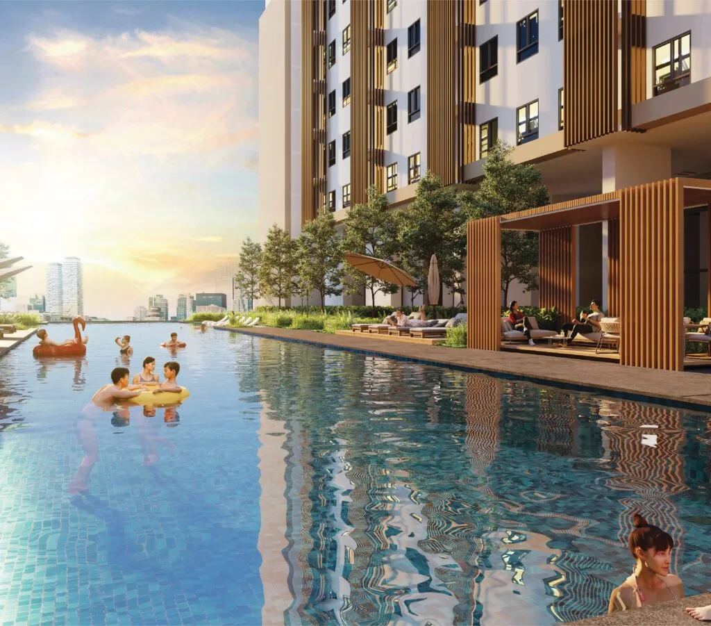 Level 9 facilities podium and lap pool at Astrum Shah Alam by Setia Awan Group, Seksyen 14, Shah Alam, Petaling district, Selangor