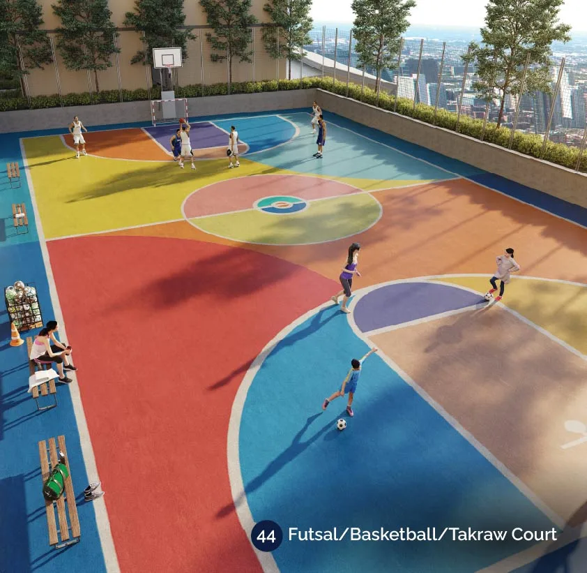 Artist impression of the facilities deck at Astrum Shah Alam by Setia Awan Group, Seksyen 14, Shah Alam, Petaling district, Selangor