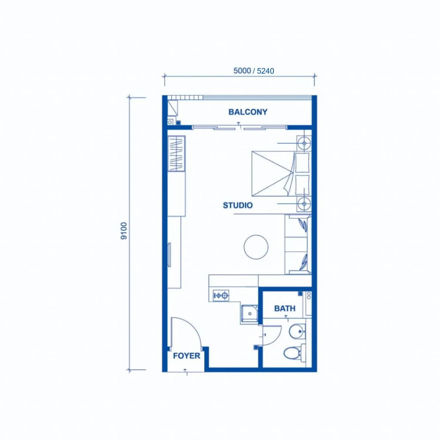Austin Regency Type A official floor plan
