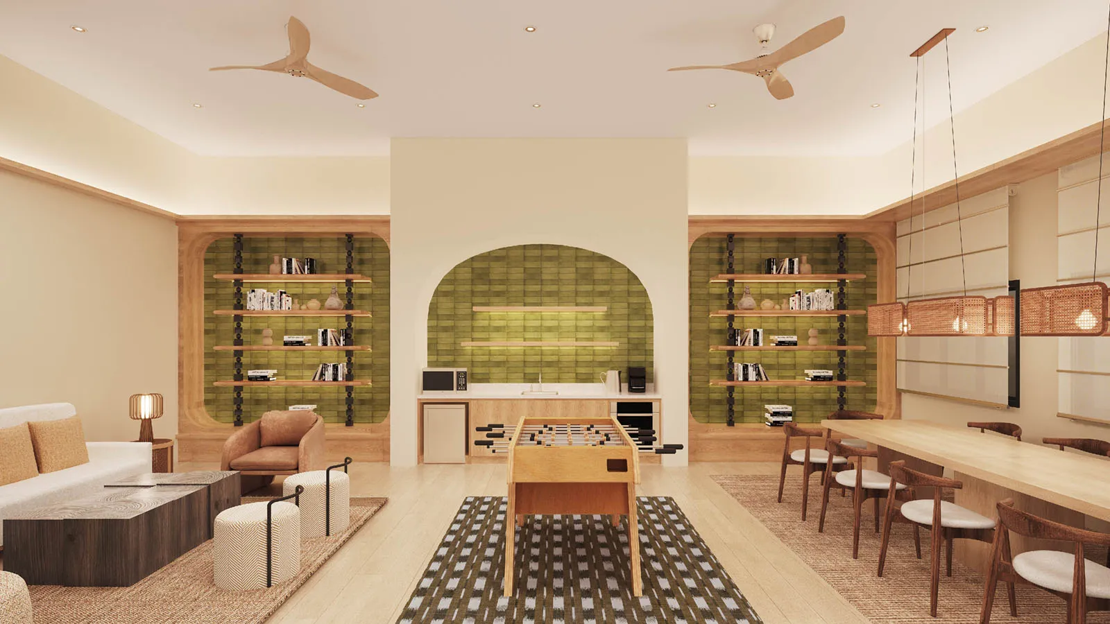 Co-Living Room on the ground floor at BAYU @ OSK Mori Park by Mori Park Sdn Bhd, OSK Property, Seksyen 13, Shah Alam, Selangor
