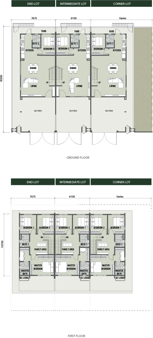 Type B floor plan, Phase 2 two-storey terrace, at Botanica Hills by Stellar Trinity Sdn Bhd, Chin Hin Group Property, Templer, Rawang, Hulu Selangor, Selangor