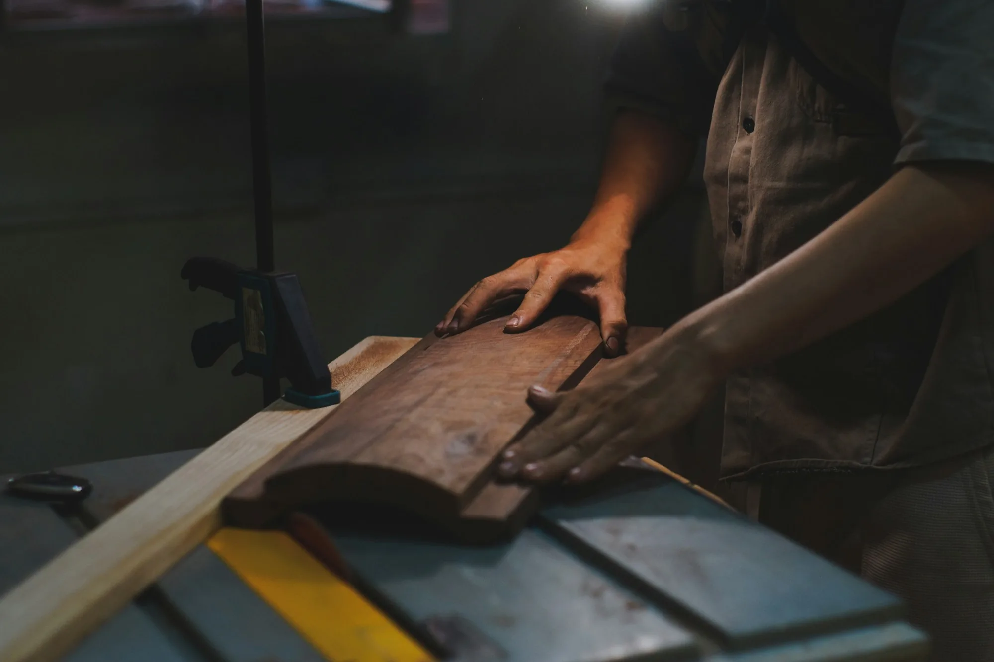 Carpentry and furniture work, representing the furniture and fit-out cluster of the Tebrau belt