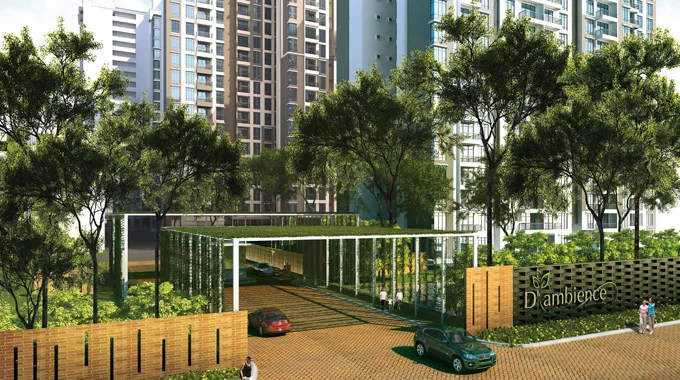 D'Ambience Residences (Pangsapuri Ikatan Flora) D'Ambience Residences main entrance
