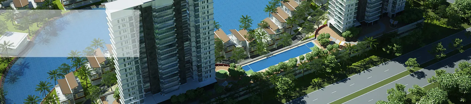 D'Lagoon @ Taman Seri Austin Aerial view of the towers and pool deck