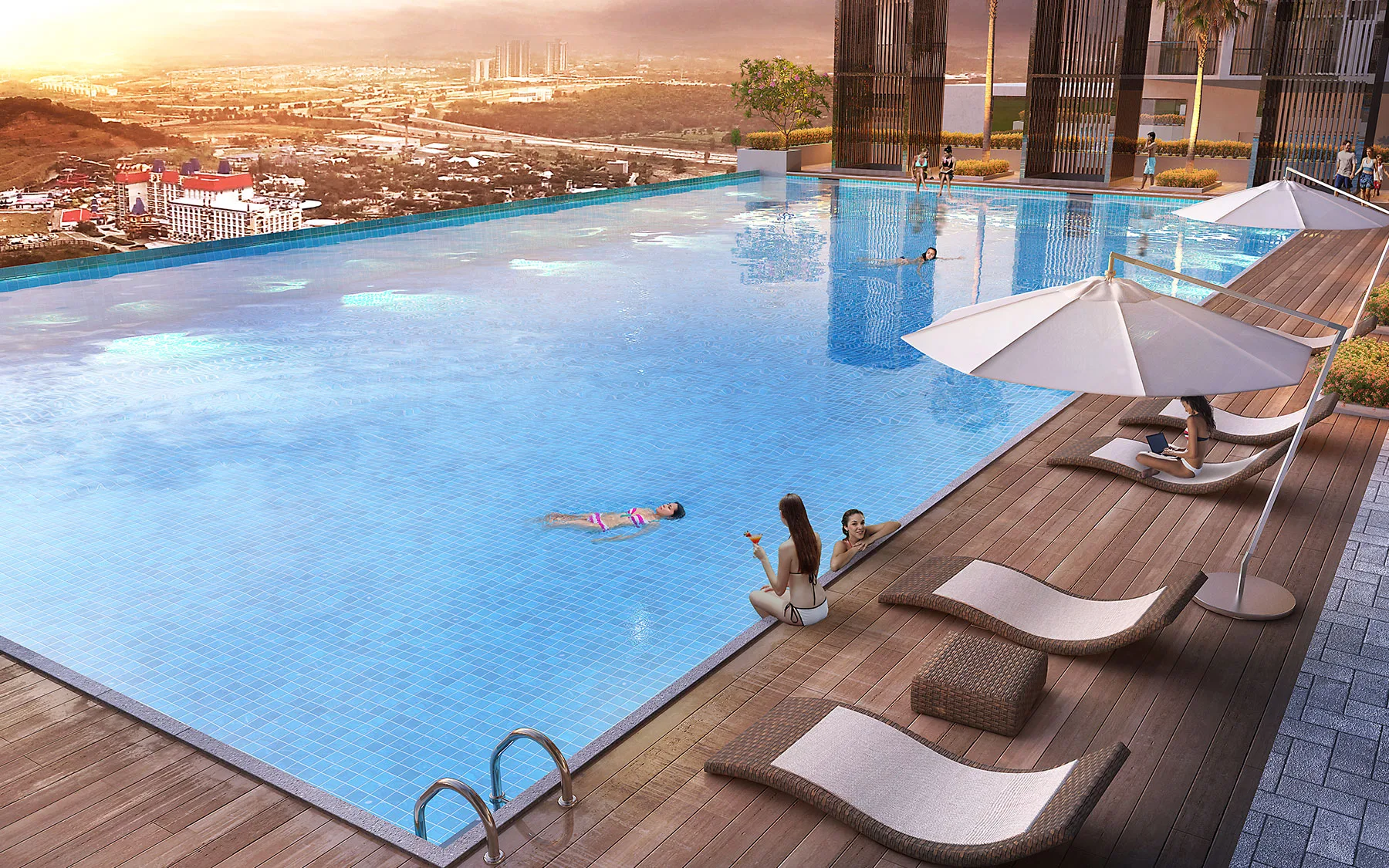 D'Pristine @ Medini Swimming pool