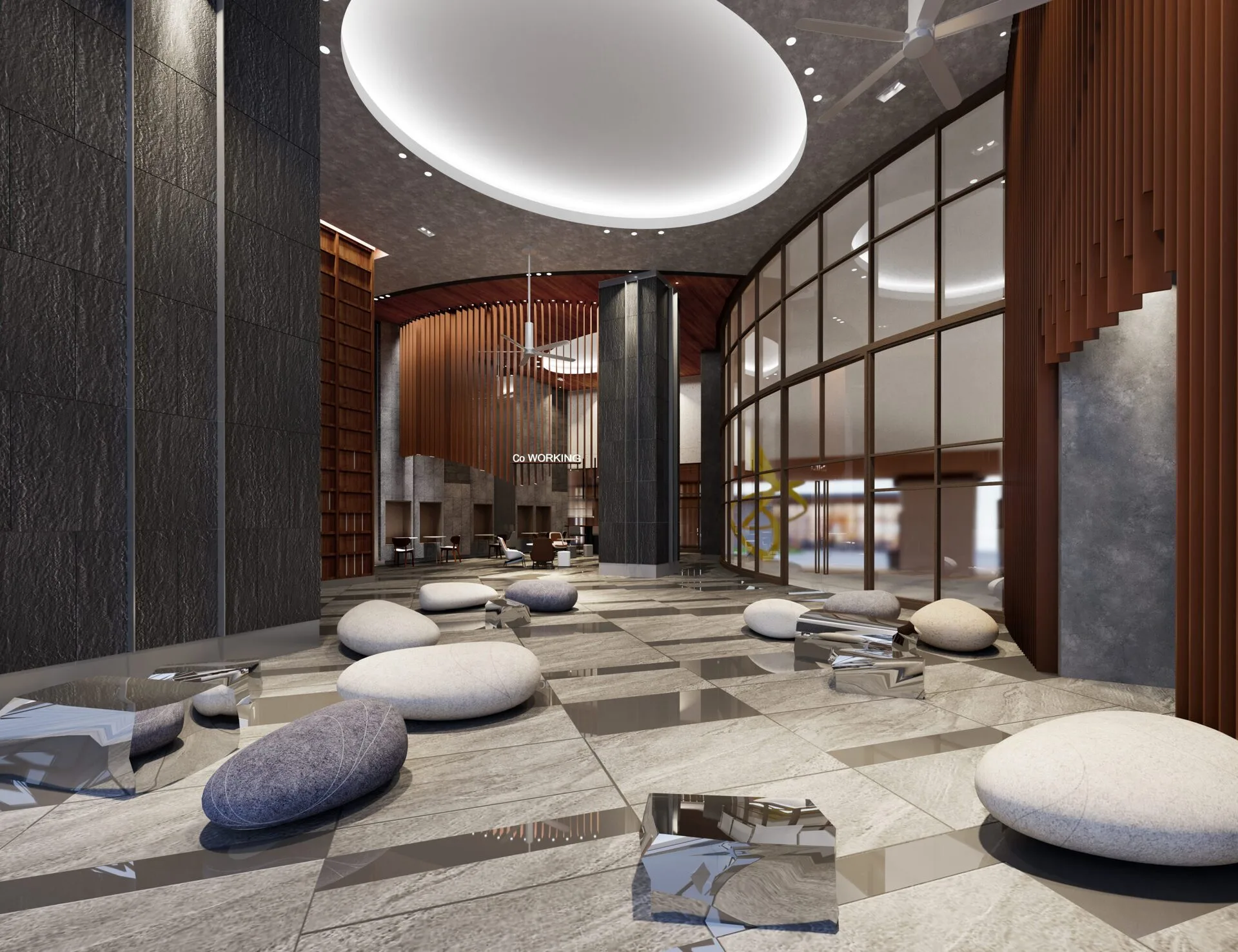 Grand Arrival Lounge at D'Tessera Residences by Mightyprop Sdn Bhd, EXSIM Group, Central Park Damansara, Damansara Perdana, Petaling Jaya, Selangor