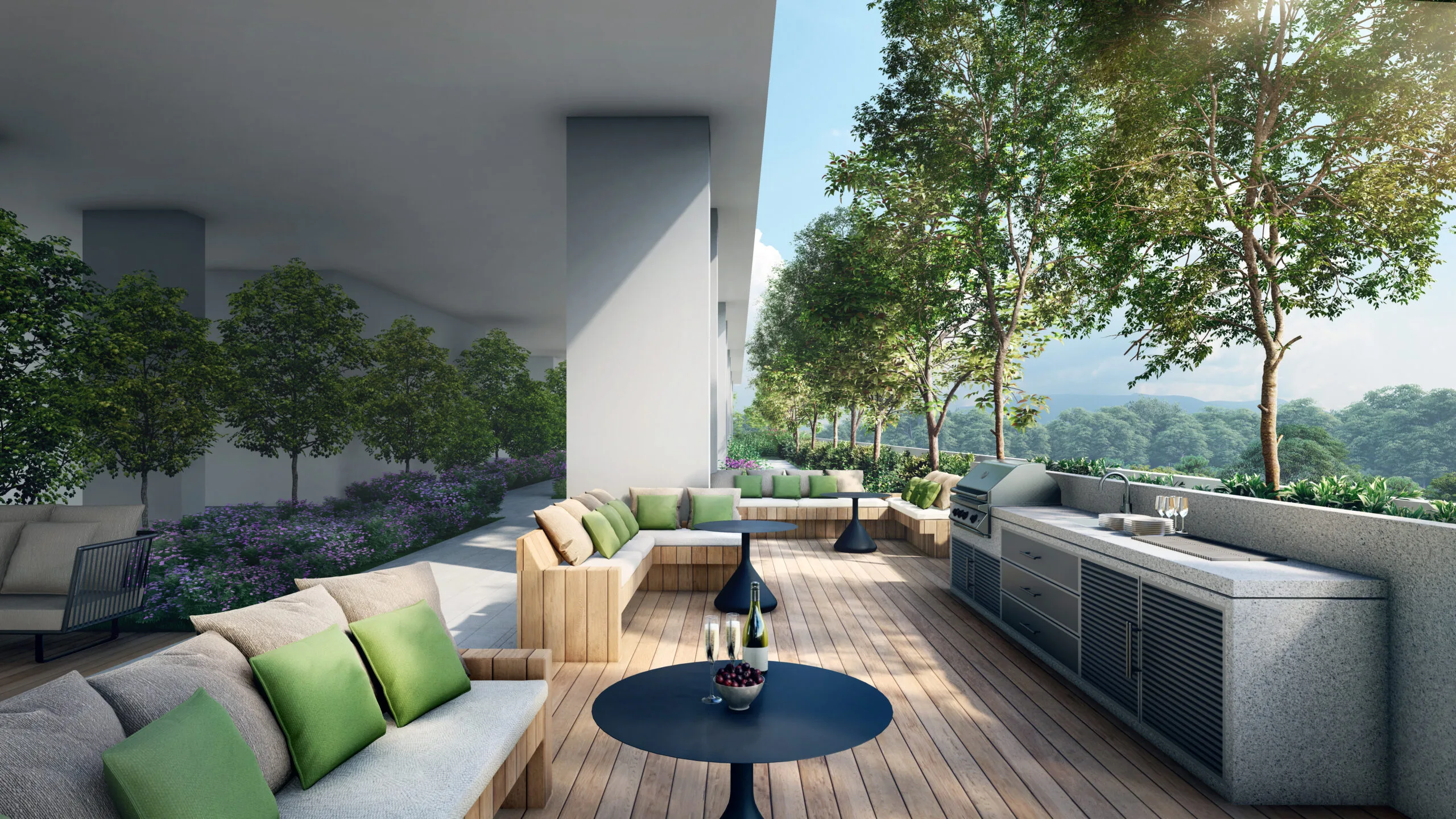 Barbecue Terrace communal area at Danau Puchong by Pakatan Perakbina Sdn Bhd, YTL Land, Bandar Metro Puchong, Puchong, Selangor