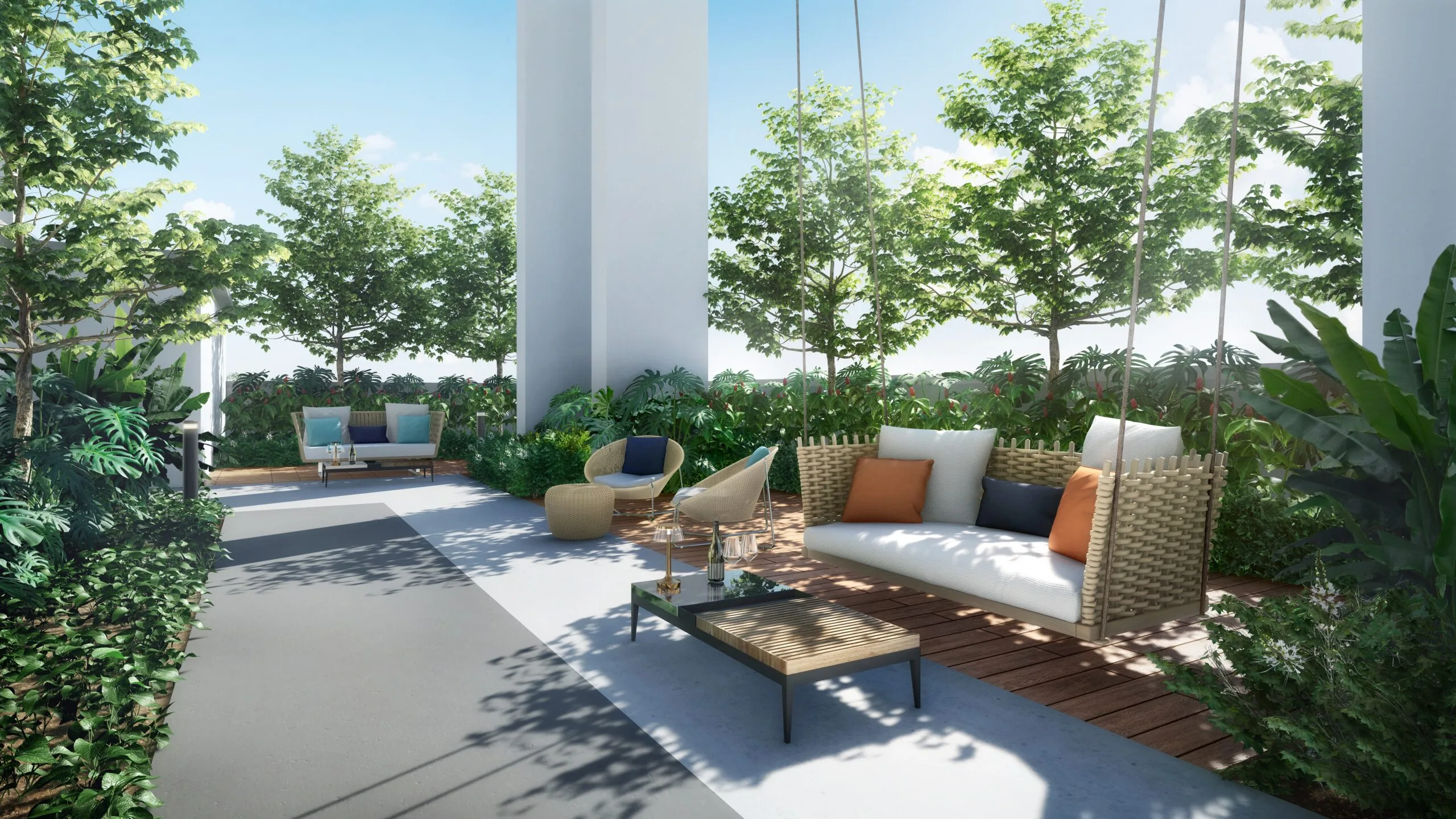 Hammock Garden landscaped deck at Danau Puchong by Pakatan Perakbina Sdn Bhd, YTL Land, Bandar Metro Puchong, Puchong, Selangor