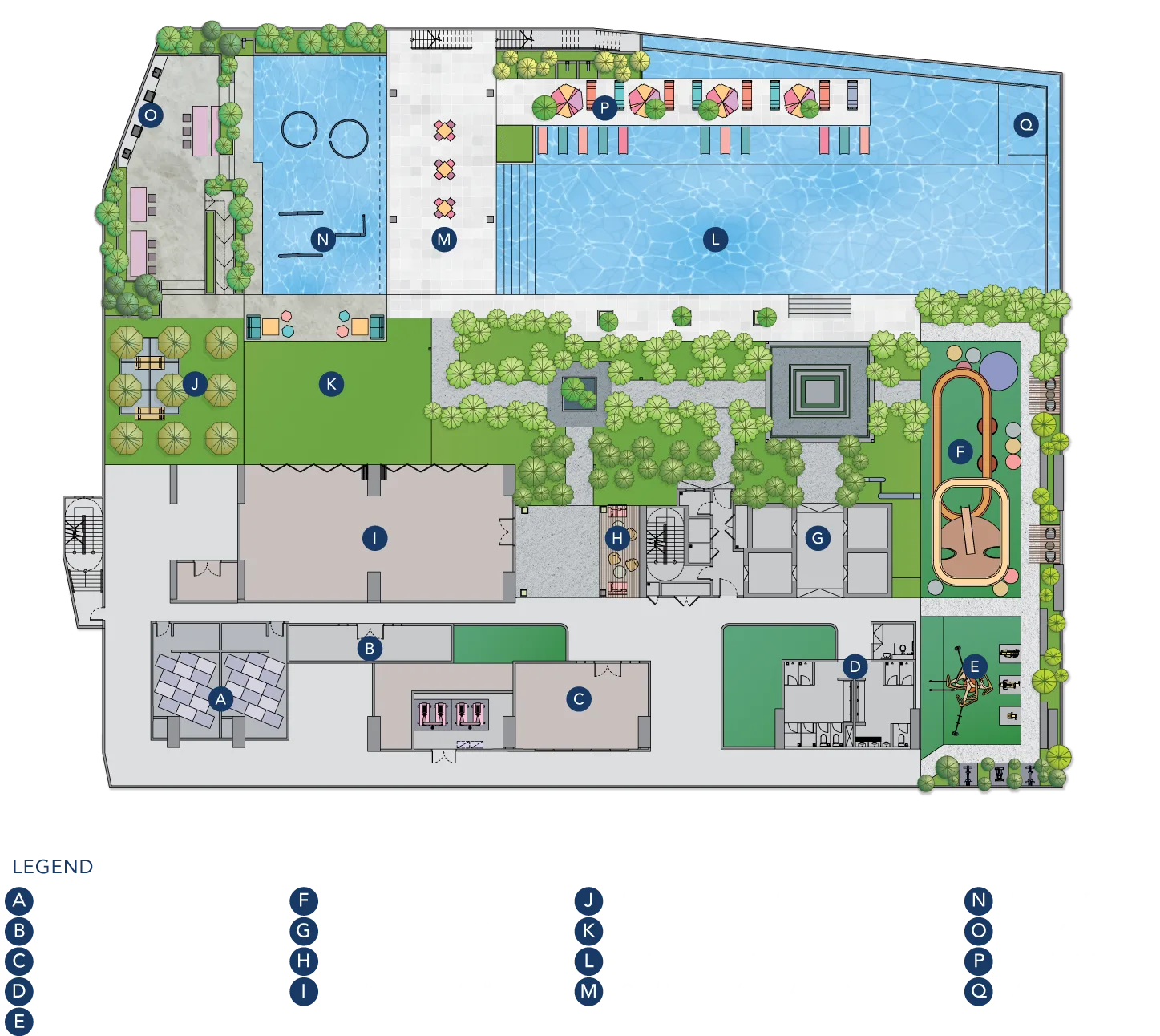 Facilities site plan for Gen Starz by Majestic Gen Sdn Bhd, Old Klang Road, 58100 Kuala Lumpur