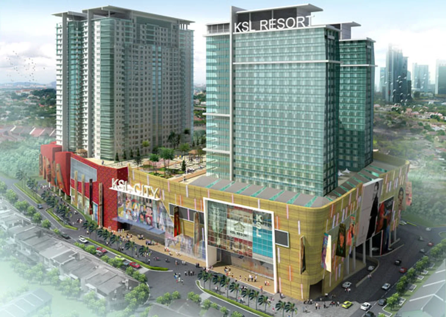 KSL D'Esplanade Residence Facilities podium