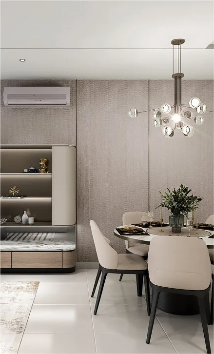 Second unit interior render at Luminar Residence by Impiana Impresif Sdn Bhd, Federal Avenue, Subang Jaya, Petaling district, Selangor