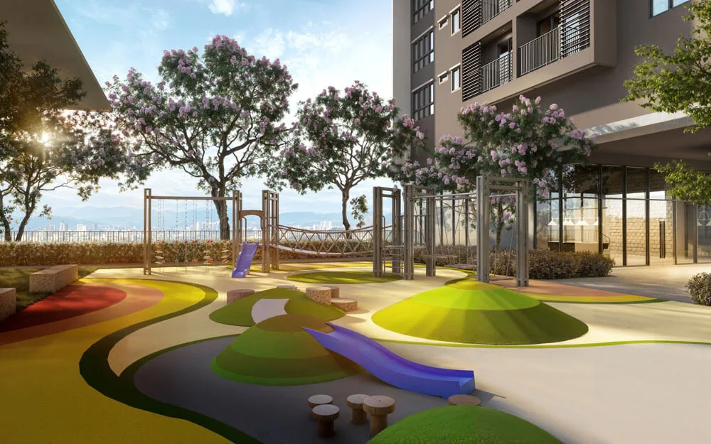 Children's playground at M Aspira by Mah Sing Properties Sdn Bhd, Taman Desa, Kuala Lumpur
