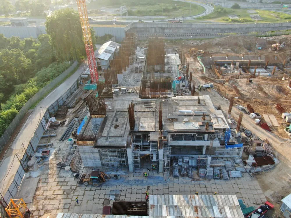 Construction site progress in August 2026 at M Aspira by Mah Sing Properties Sdn Bhd, Taman Desa, Kuala Lumpur
