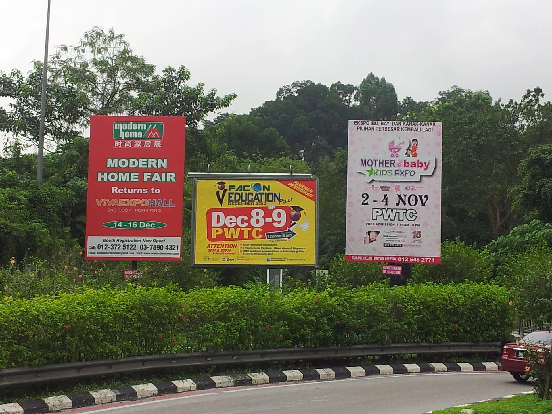 Mid Valley City seen from Taman Seputeh, Kuala Lumpur