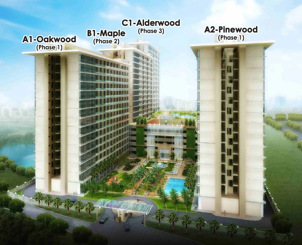 Palazio Overview of the Oakwood, Pinewood, Maple and Alderwood blocks