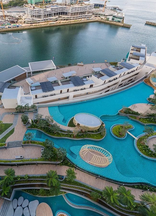 Puteri Cove Residences Pool and facilities deck