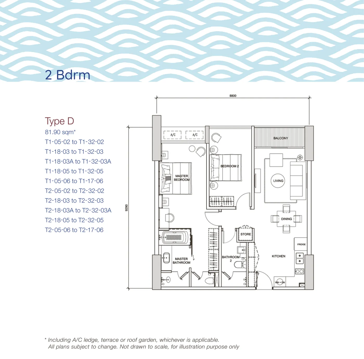 Puteri Cove Residences Type D official floor plan