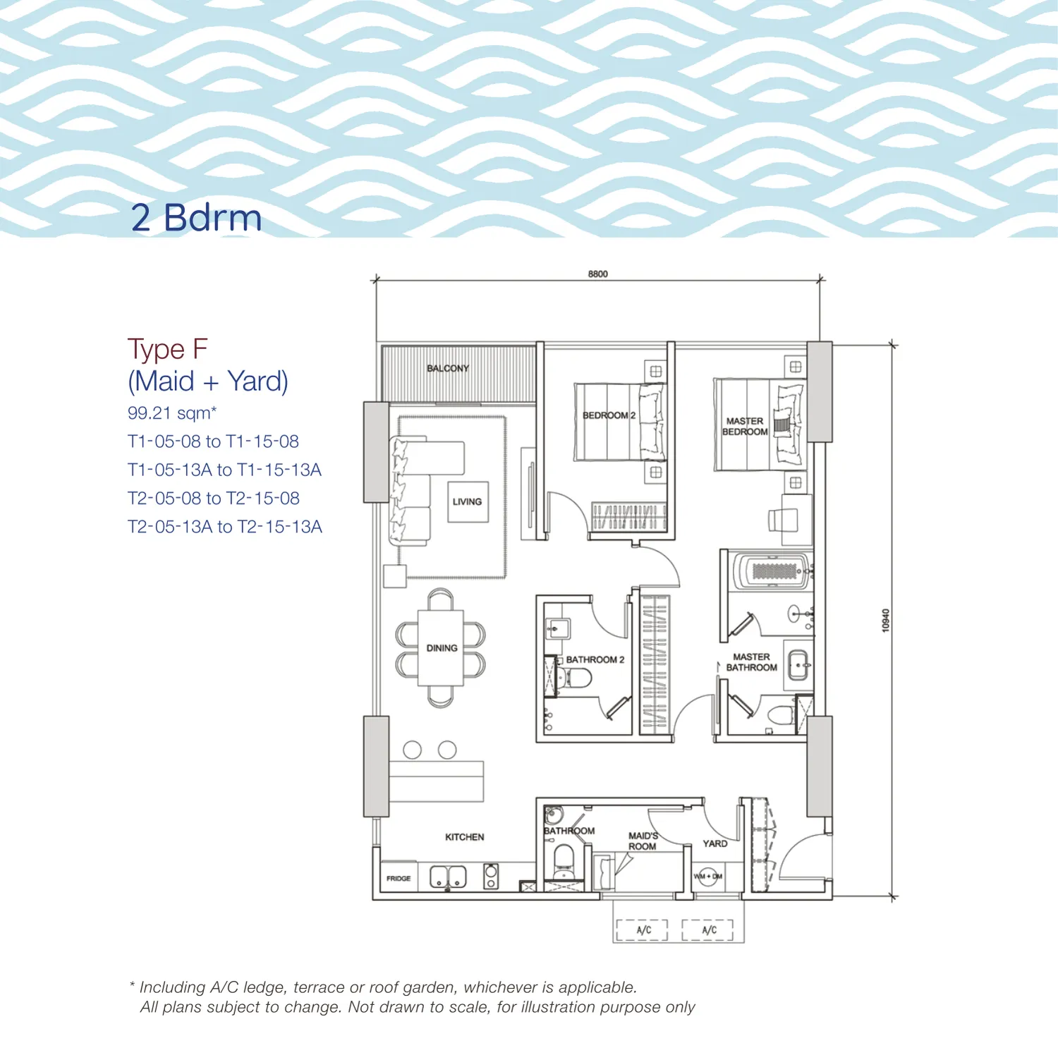 Puteri Cove Residences Type F official floor plan