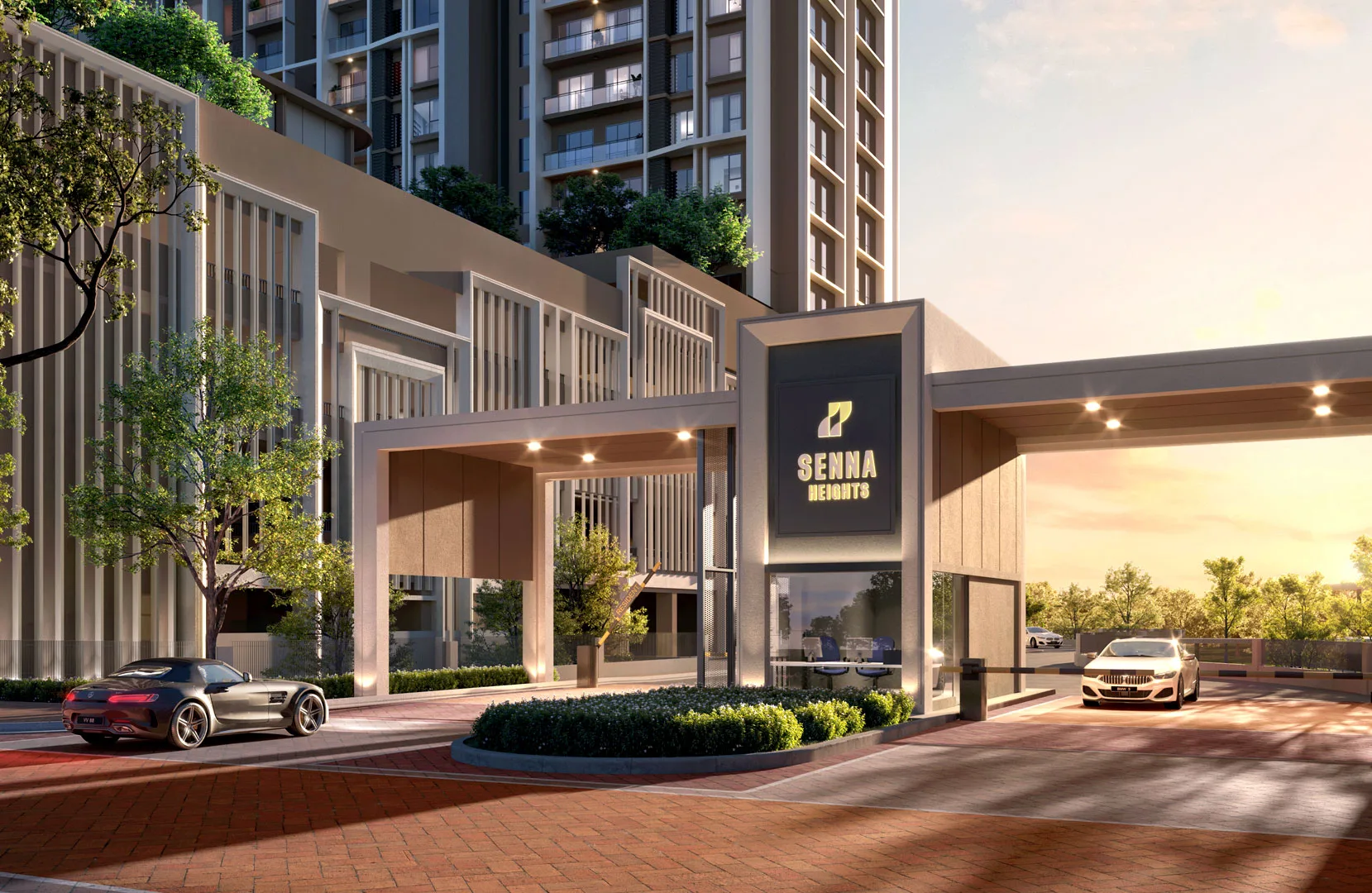 Entrance and arrival statement at Senna Heights by Greencove Sdn Bhd, Damansara Damai, Petaling district, Selangor