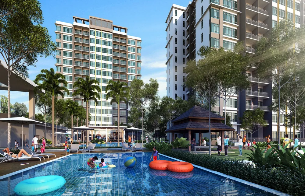 Seri Austin Residence (Pangsapuri Seri Austin) Swimming pool deck