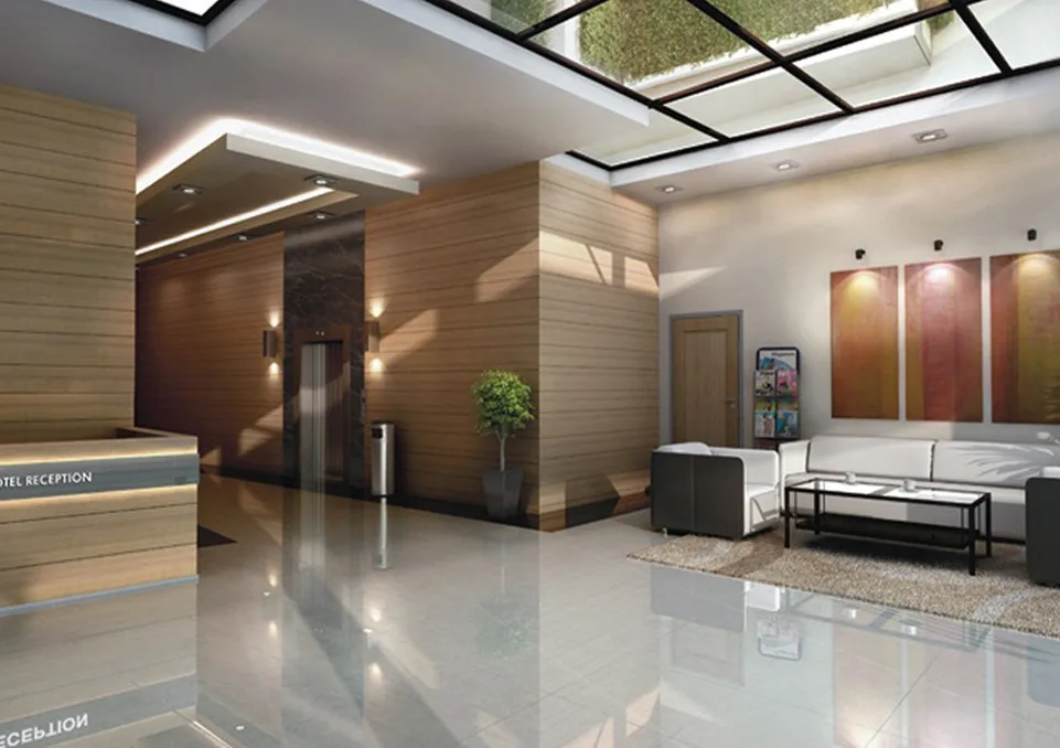 Somerset Puteri Harbour Reception lobby