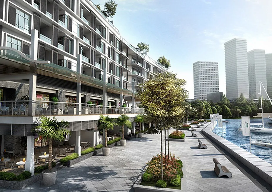 Somerset Puteri Harbour Pool courtyard