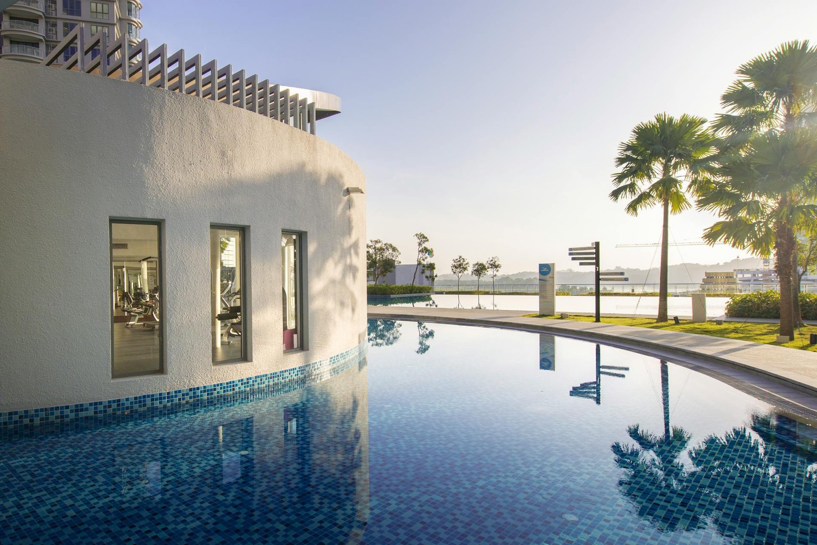 Teega Residence / Teega Suites Lap pool and therapeutic spa pool