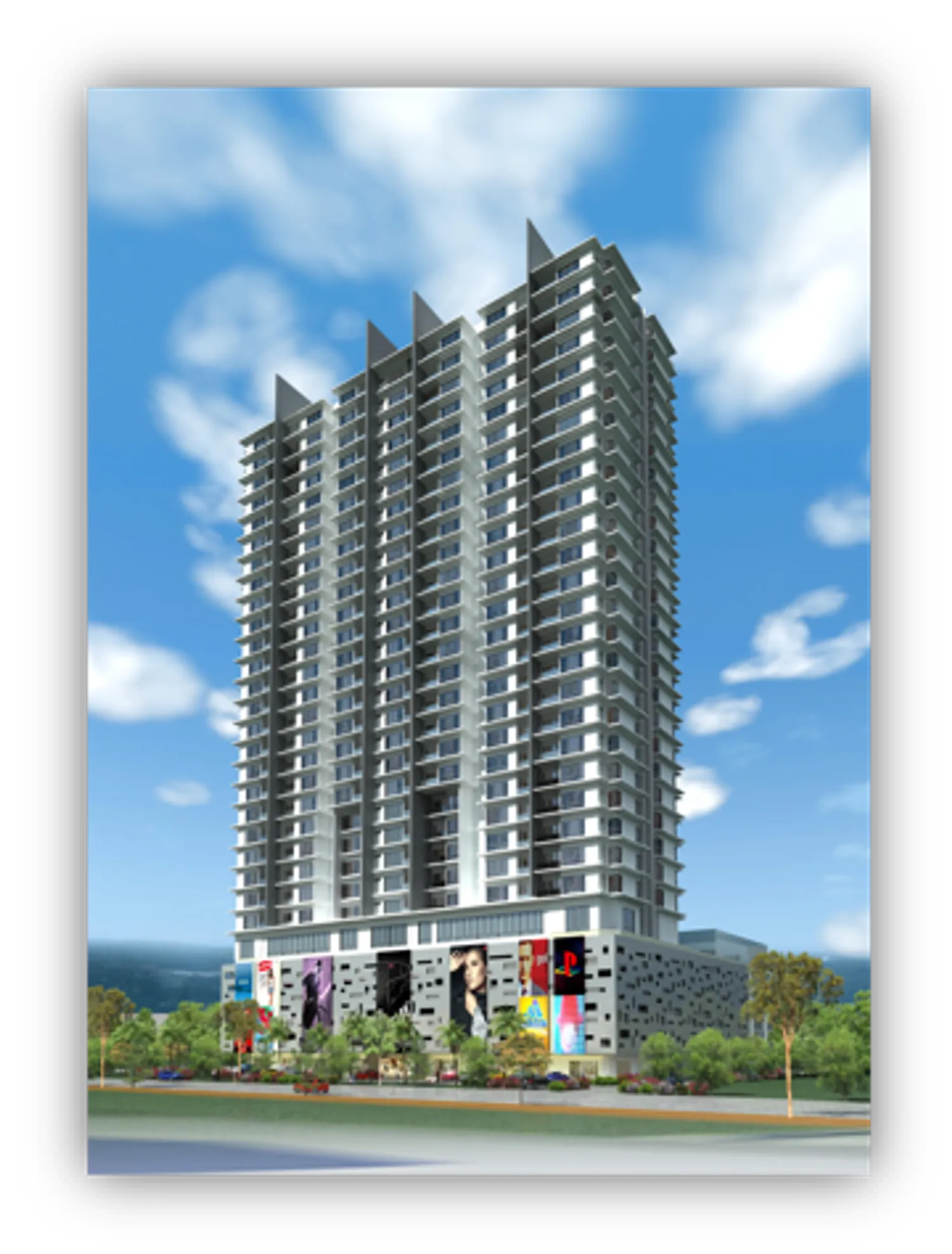 The Raffles Suites @ Bandar Uda Utama Tower elevation