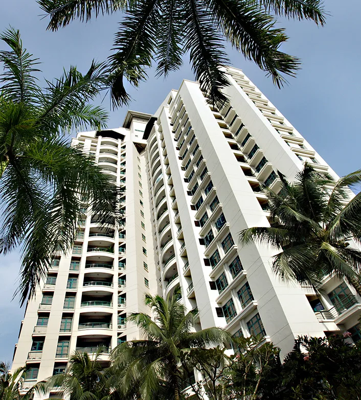 The Straits View Condominium Facade of the Elita final phase