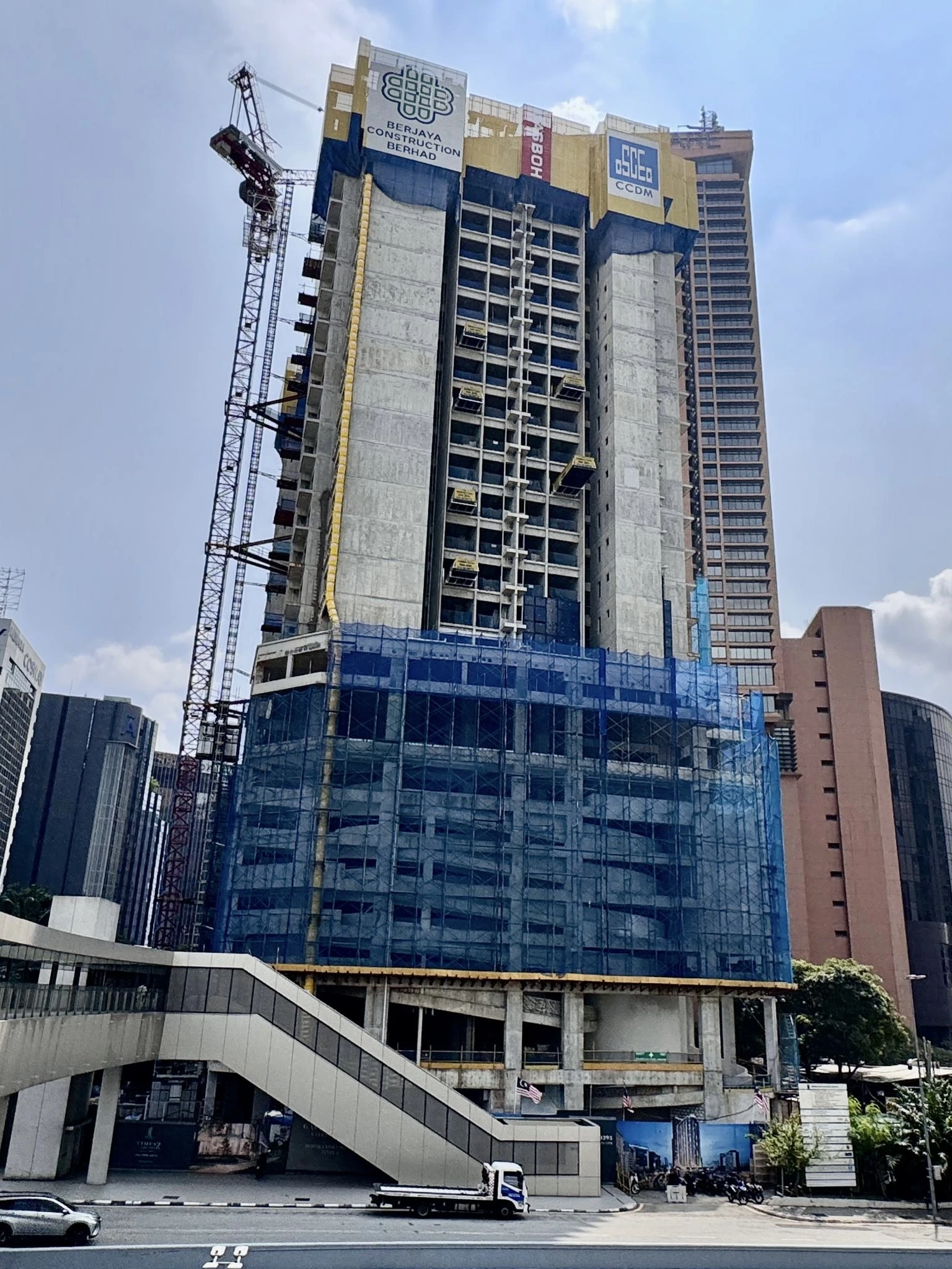 Construction progress dated 11 May 2026 at Times Square 2 by Berjaya Times Square Sdn Bhd, Jalan Imbi, Bukit Bintang, Kuala Lumpur