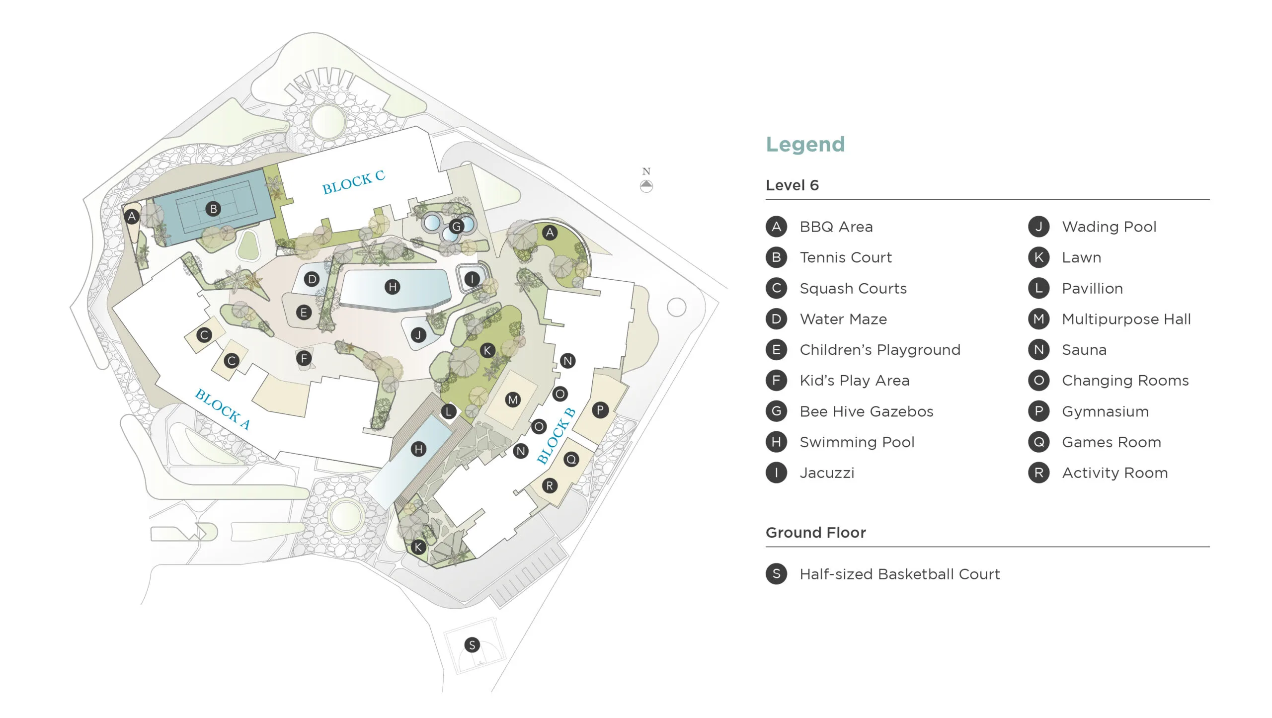 Tropez Residences @ Tropicana Danga Bay 官方总平面图