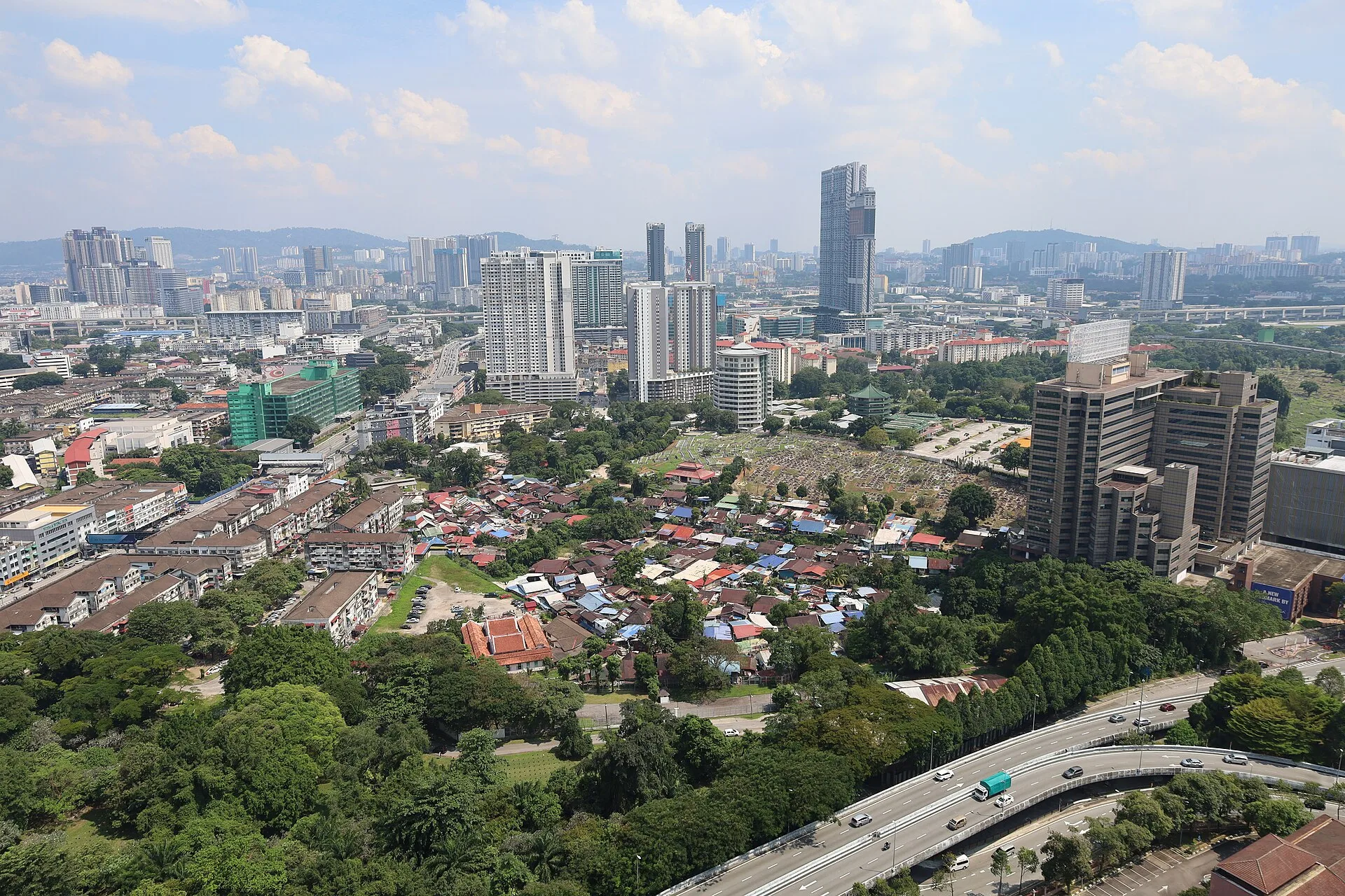 Village houses at Bukit Seputeh, second view, Kuala Lumpur