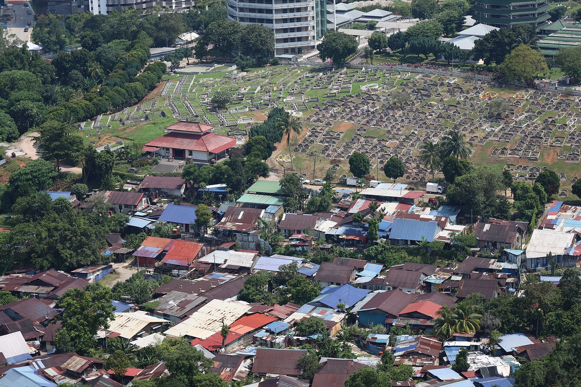 Older village houses at Bukit Seputeh, Kuala Lumpur