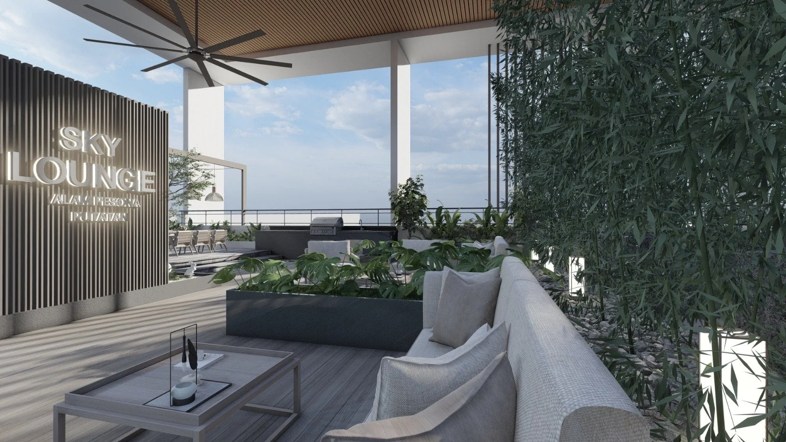 Phase 2 sky lounge, artist’s impression at Alam Pesona Phase 2 (Sapphire), Putatan, Sabah