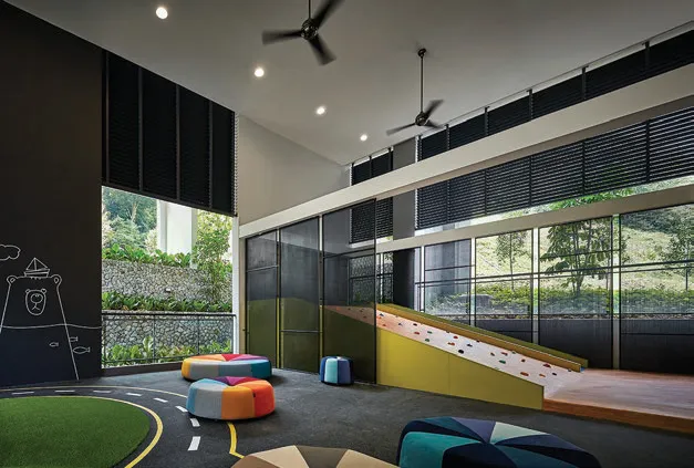 Alila 2 indoor playground room, Tanjung Bungah, Penang — actual photo