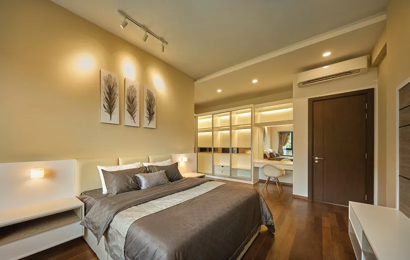 Alila 2 show unit master bedroom, Tanjung Bungah, Penang — actual photo