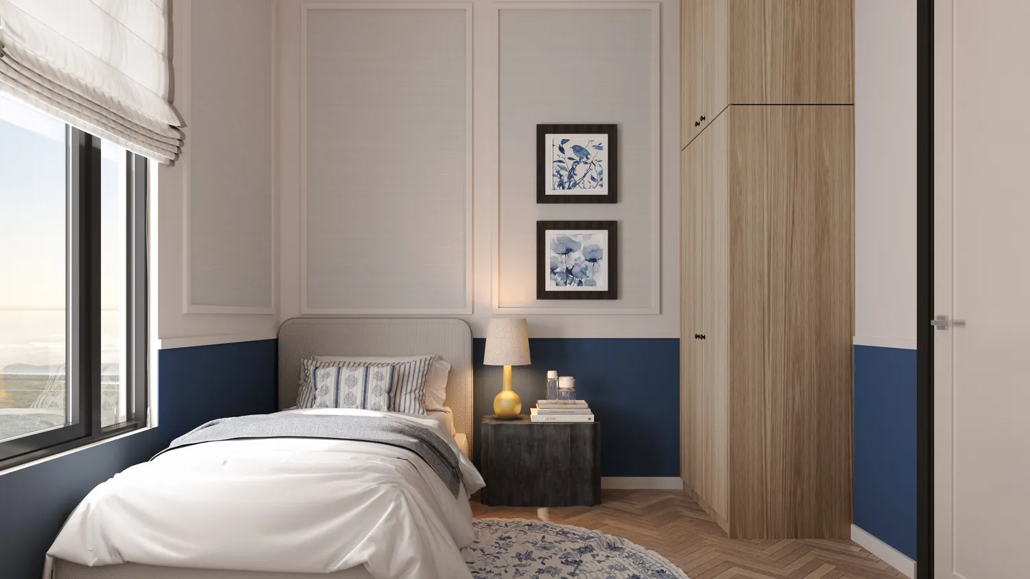 AndaBreeze Residences show-unit bedroom interior concept, Bandar Cassia — artist's impression
