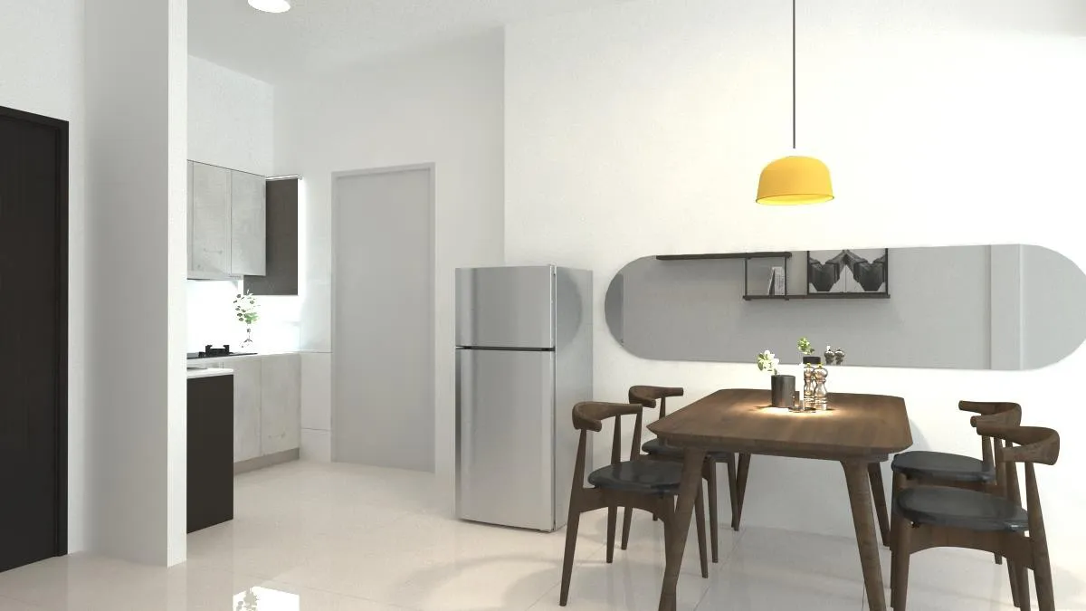 Ayana Residence dining area interior design concept, Butterworth — artist's impression