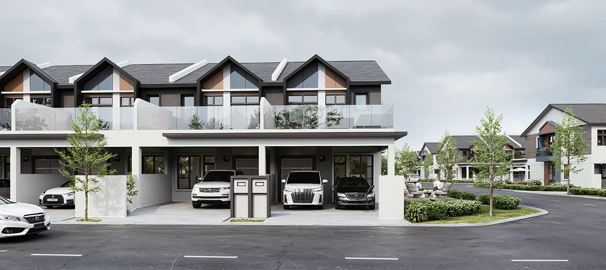 Bandar Layangkasa Phase 8 double-storey terrace house facade, Masai, Pasir Gudang