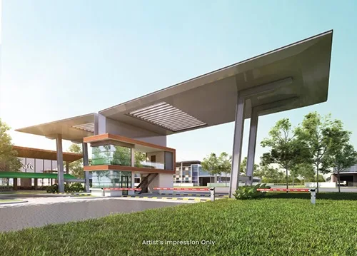 Frontier Industrial Park 门禁入口,Desa Cemerlang 乌鲁地南