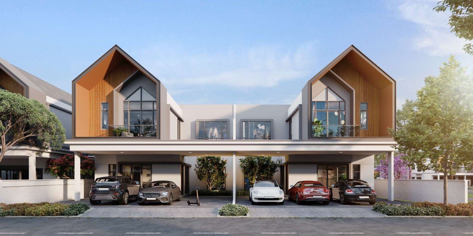 Genting Indahpura U.Reka Phase 1 semi-detached house facade, Kulai, Johor
