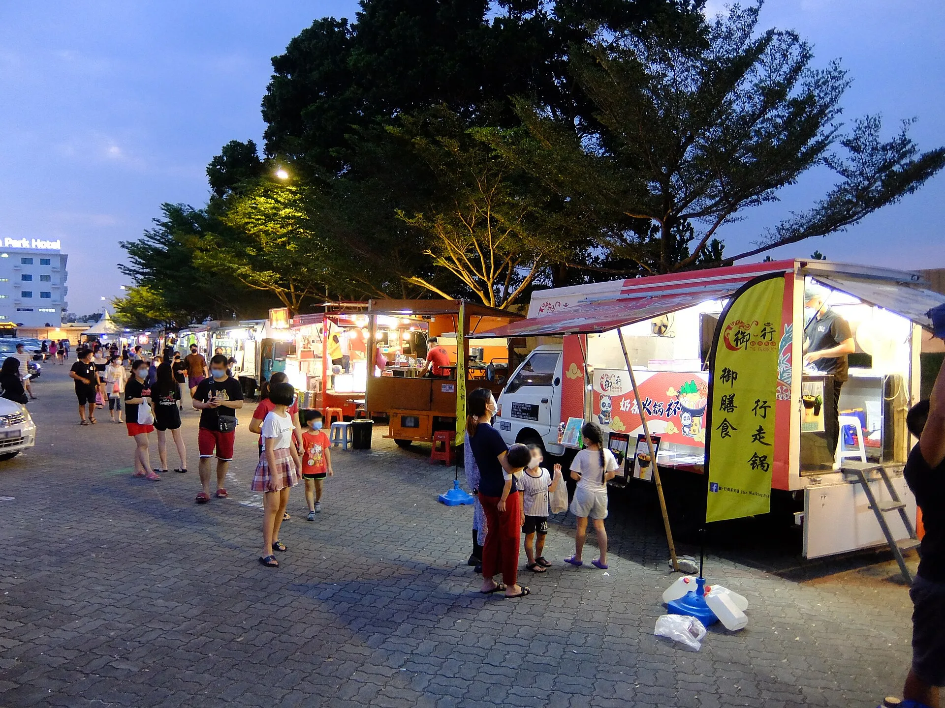 Food trucks at Mount Austin, Johor Bahru