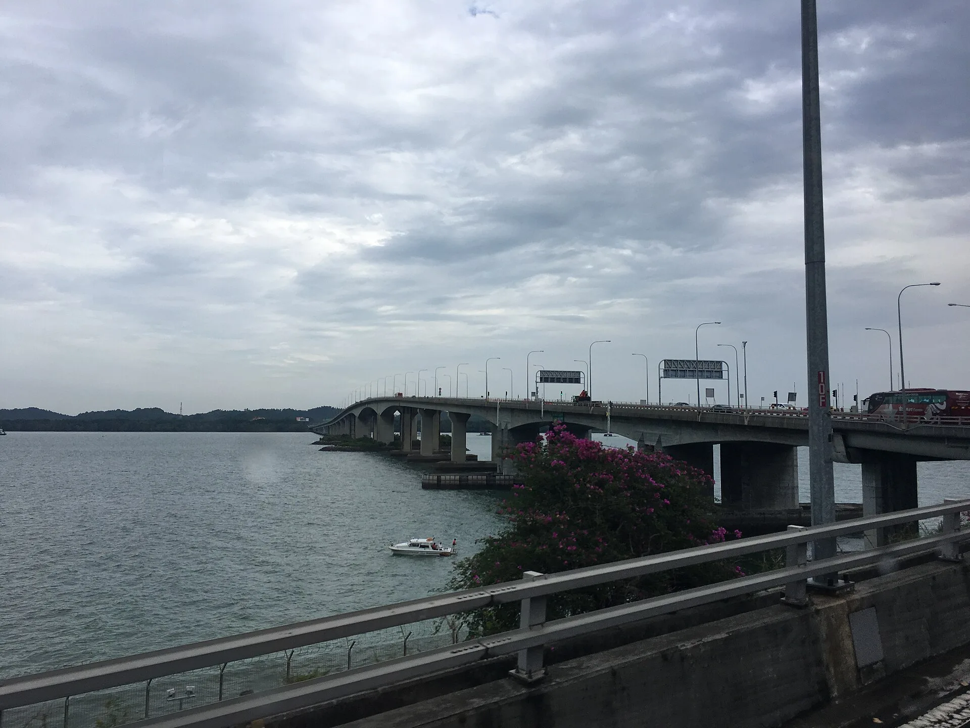 The Malaysia-Singapore Second Link bridge at Tuas