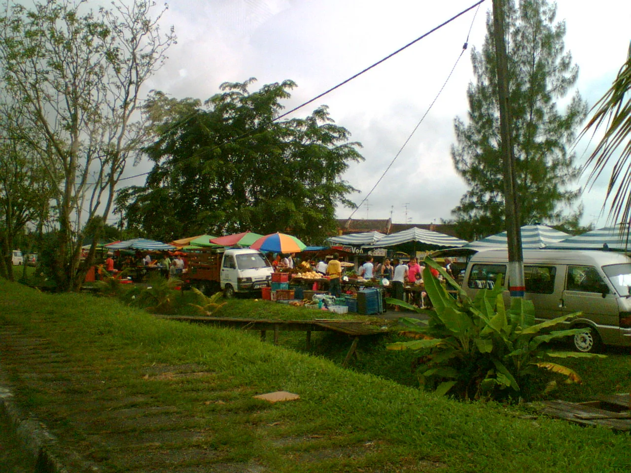 Night market at Permas Jaya