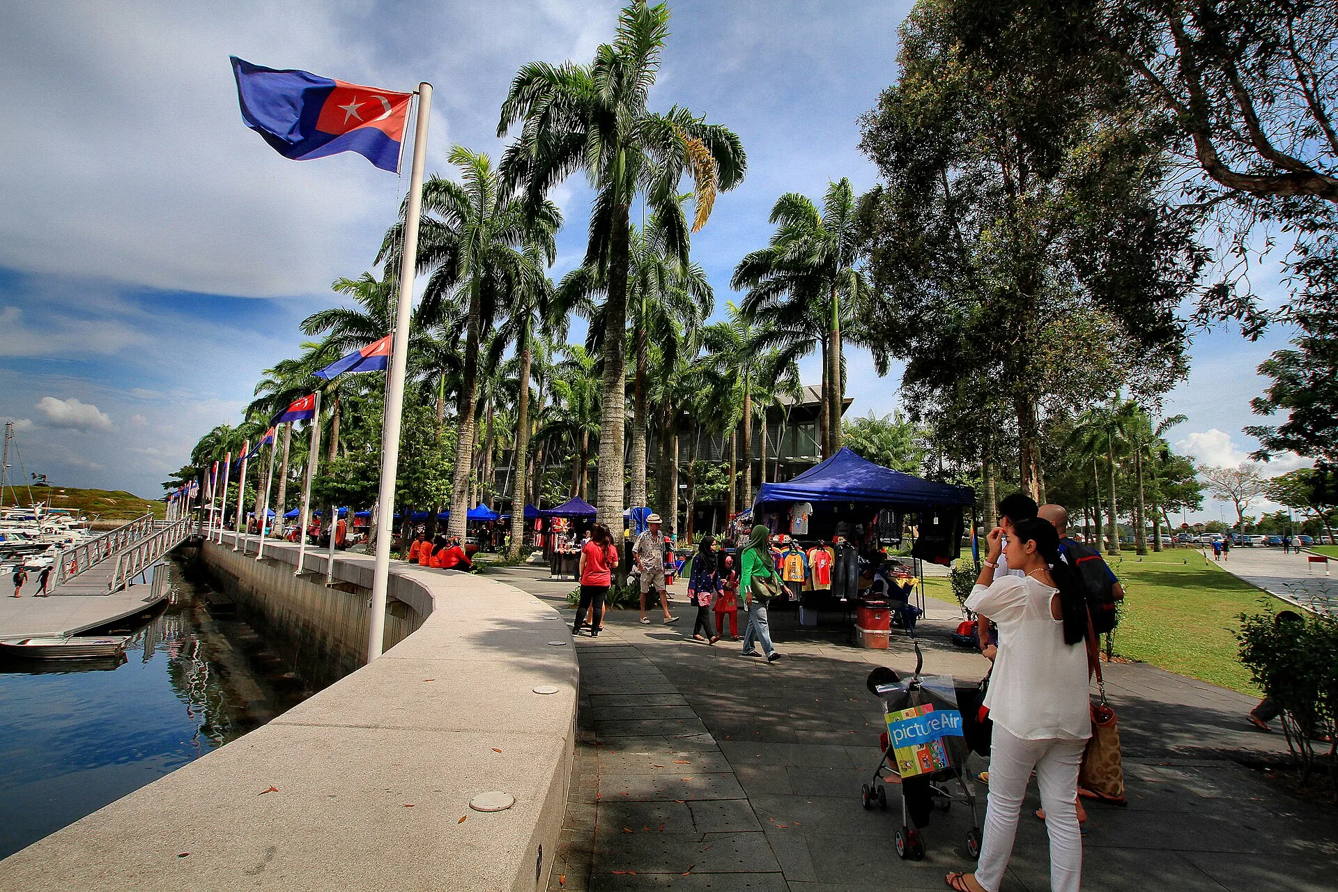 Puteri Harbour waterfront, Johor