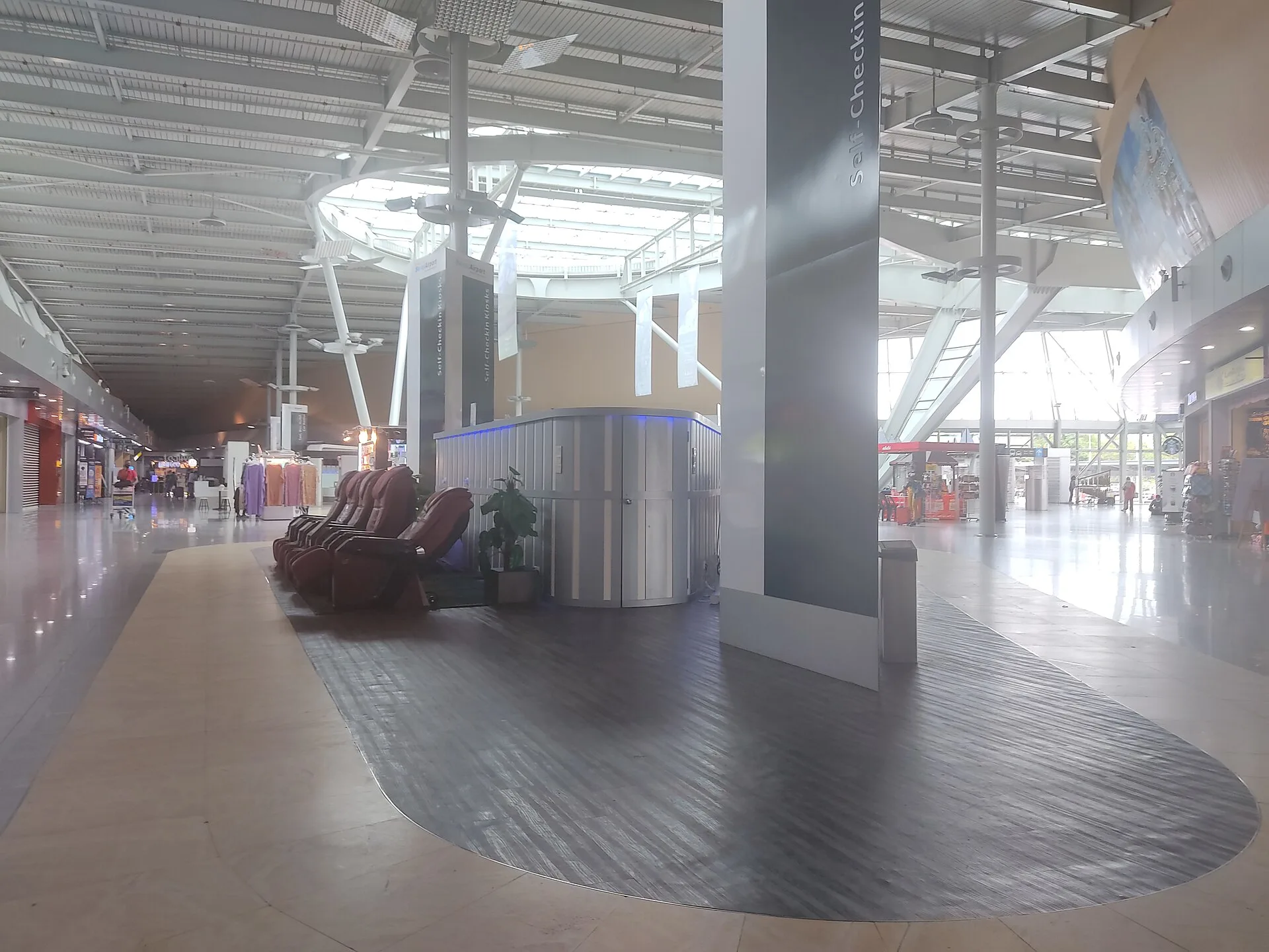 Senai Airport terminal interior