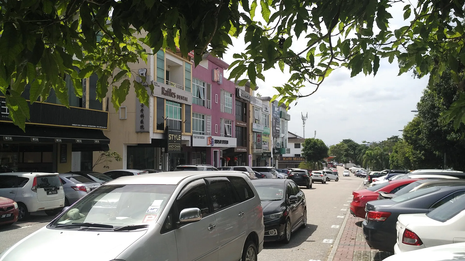 Shophouse row at Taman Molek, Johor Bahru