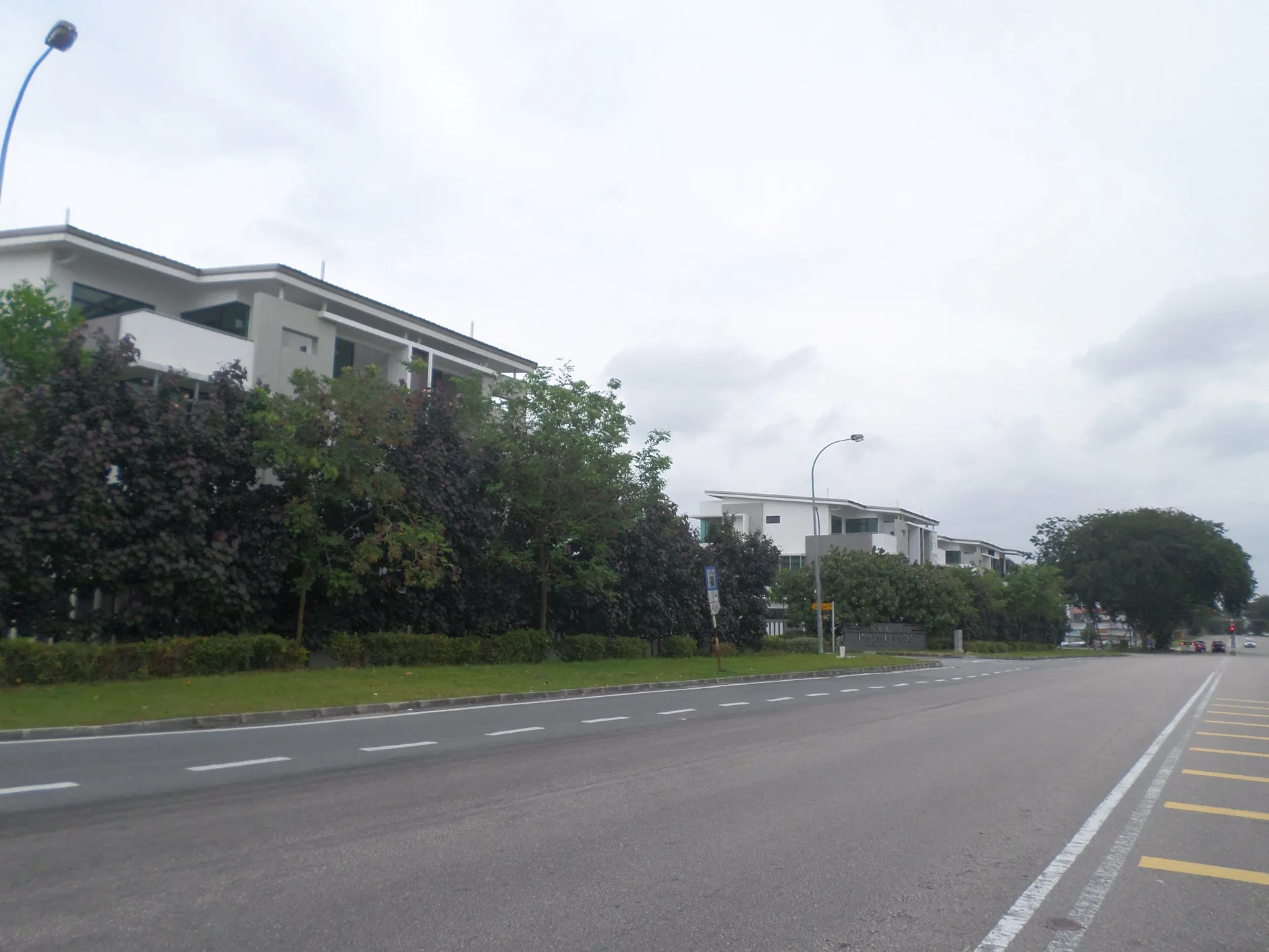 Shophouse row at Taman Ungku Tun Aminah, Skudai