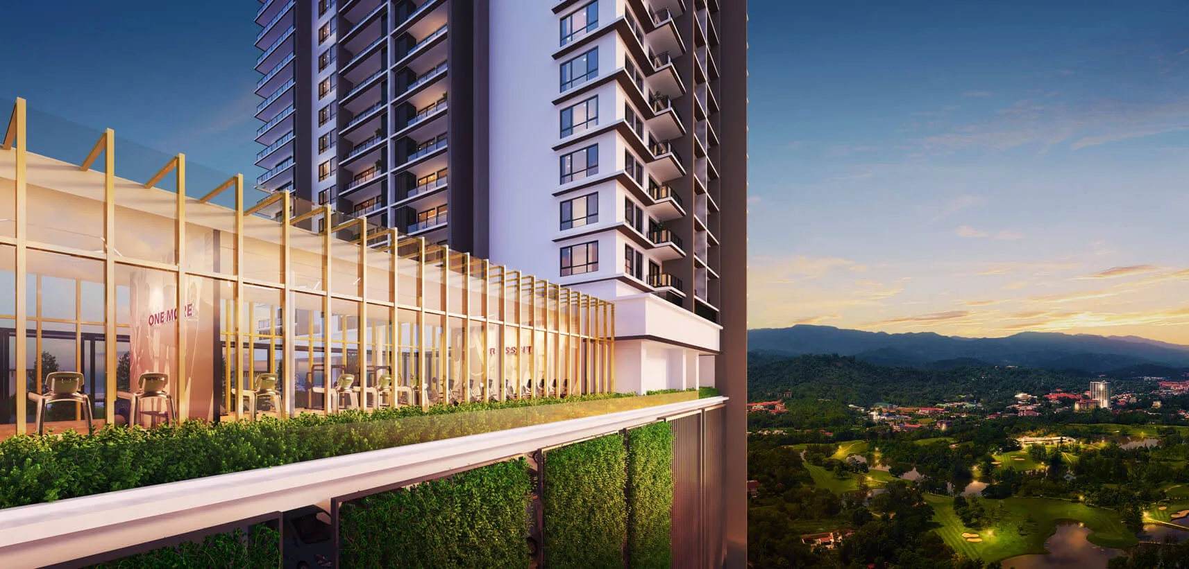 沙巴亚庇 Jalan Lintas Jesselton Twin Towers 健身房